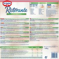Pizza Ristorante vegetale DR.OETKER, caja 385 g