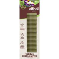 Varitas fertilizantes para plantas en flor, ecológicas VITHAL GARDEN, pack 30 uds