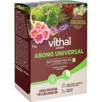 Abono universal Nitrosphere Plus granulado, ecológico VITHAL GARDEN, caja 1 kg