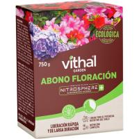 Abono floración Nitrosphere Plus granulado, ecológico VITHAL GARDEN, caja 750 g