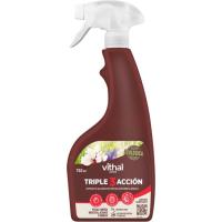 Insecticida, acaricida y fungicida Triple Acción Lu Eco VITHAL GARDEN, spray 750ml