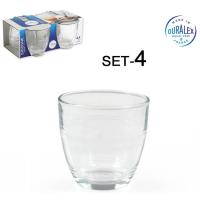 Set vaso de vidrio 16 cl para café Gigo DURALEX, 4 uds