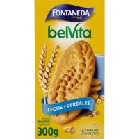 Galleta con leche y cereales FONTANEDA, caja 300 g