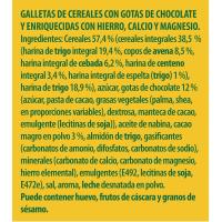Galleta con chocolate y cereales FONTANEDA, caja 300 g