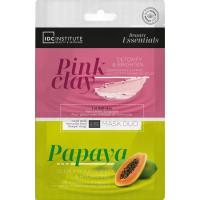 Mascarilla facial pink clay & papaya IDC, pack 1 ud