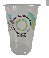 Vaso transparente desechable en PLA, 100% compostable, 350 cc BETIK, pack 50 uds