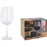 Copa de vino 45 cl Degustación, vidrio transparente ROYAL LEERDAM, pack 6 uds
