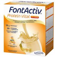 Complemento Protein vital vainilla FONTACTIV, caja 14 sobres