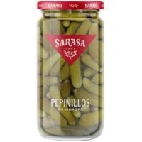 Pepinillos en vinagre SARASA, frasco 180 g
