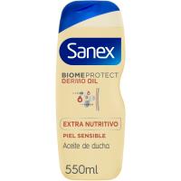Gel oil extra nutri SANEX, bote 550 ml