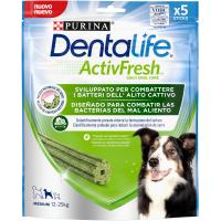 Snack dental perros medianos DENTALIFE ACTIVFRESH, bolsa 115 g
