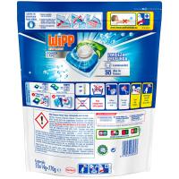 Detergente en cápsulas WIPP POWER, bolsa 55 dosis