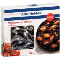 Mejillón con tomate AGUINAMAR, caja 500 g