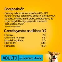 Alimento con cordero-pollo para perro PEDIGREE, tarrina 300 g