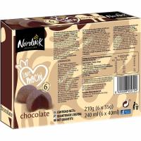 Helado mochi con sabor a chocolate NORDWIK, caja 35 g