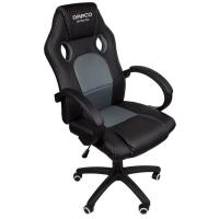 Silla de escritorio gaming Draco negra, regulable PRIXTON, 62x66x112-122 cm