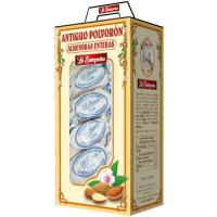 Antiguo polvorón de almendras enteras LA ESTEPEÑA, caja 320 g