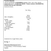 Turrón blando EL ALMENDRO COSECHA PROPIA, tableta 300 g