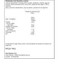 Potito de verduras, ternera y arroz HERO, pack 2x235 g