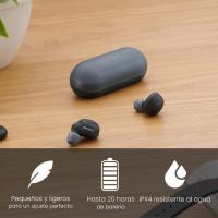 Auriculares de botón negros bluetooth, WF-C500B SONY