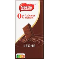 Chocolate con leche sin azúcar NESTLÉ, tableta 115 g
