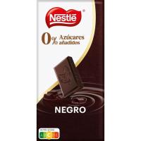 Chocolate negro sin azúcar NESTLÉ, tableta 115 g