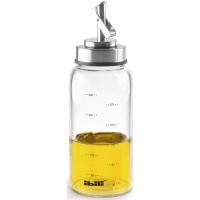 Dispensador transparente de aliño, aceite/vinagre con tapa IBILI, 350 ml