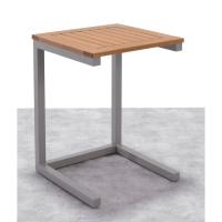 Mesa compact  C Hydra, aluminio y madera FSC SCANCOM, 46x46x65 cm
