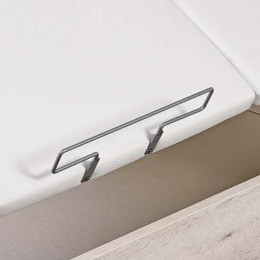 Canapé abatible madera al suelo Supra 180x190doble tapa glaciar PIKOLIN