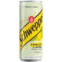 Tónica de limón SCHWEPPES, lata 33 cl