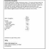 Gominolas fresas silvestres VIDAL, bolsa 180 g