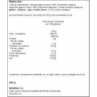D-pur (chlorella y spirulina) EL GRANERO, bolsa 200 g