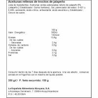 Aceituna rellena de jalapeño LA ESPAÑOLA, lata 130 g