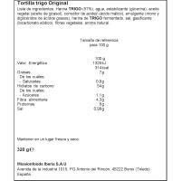Tortilla de trigo MISSION, paquete 320 g
