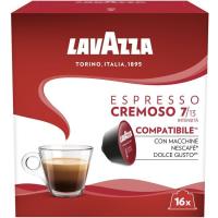 Café cremoso compatible Dolce Gusto LAVAZZA, caja 16 uds