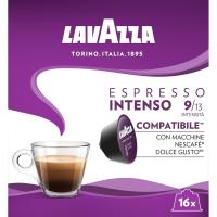 Café intenso compatible Dolce Gusto LAVAZZA, caja 16 uds