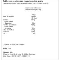 Café intenso compatible Dolce Gusto LAVAZZA, caja 16 uds