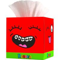 Pañuelo facial cubo kids RENOVA, caja 50 uds