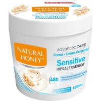 Crema corporal sensitive NATURAL HONEY, tarro 400 ml