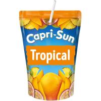 Refresco sin azúcar tropical CAPRI SUN FRUIT CRUSH, bolsa 20 cl
