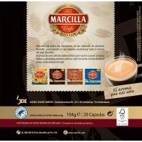 Café extra intenso compatible Nespresso MARCILLA, caja 20 uds