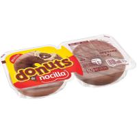 Donuts relleno de nocilla DONUTS, 2 uds, paquete 136 g