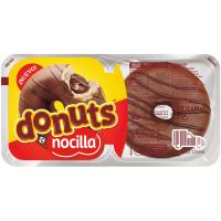 Donuts relleno de nocilla DONUTS, 2 uds, paquete 136 g