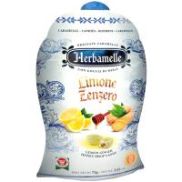 Caramelo al limón con jenjibre HERBAMELLE, bolsa 75 g