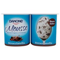 Mousse sabor stracciatella DANONE, pack 4x65 g