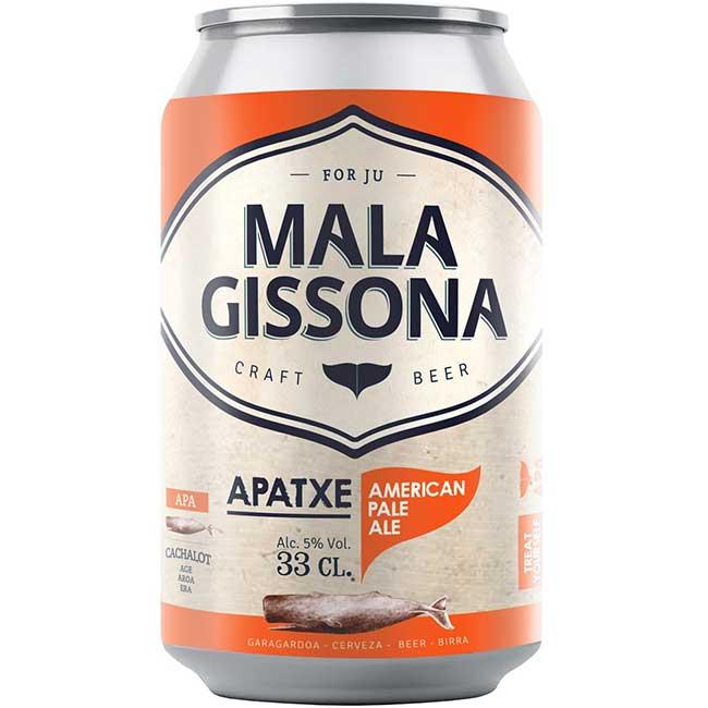 precios Cerveza Apatxe Apa Mala Gissona, Lata 33 Cl en Eroski