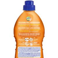 Limpiador desinfectante naranja ASEVI, botella 1,1 litros