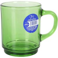 Taza de vidrio color verde DURALEX, 26 cl