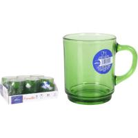 Taza de vidrio color verde DURALEX, 26 cl
