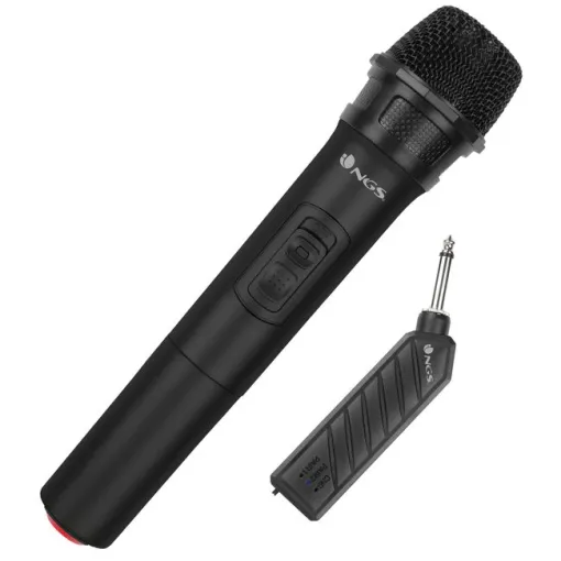 Micrófono para karaoke negro bluetooth Singer Air NGS